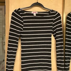 Grey Striped Shirt
